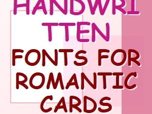 Elegant Handwritten Fonts for Heartfelt Romantic Cards